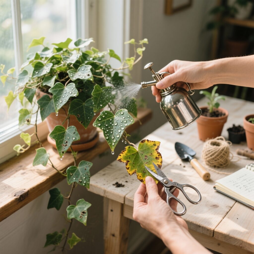 ivy indoor pot care