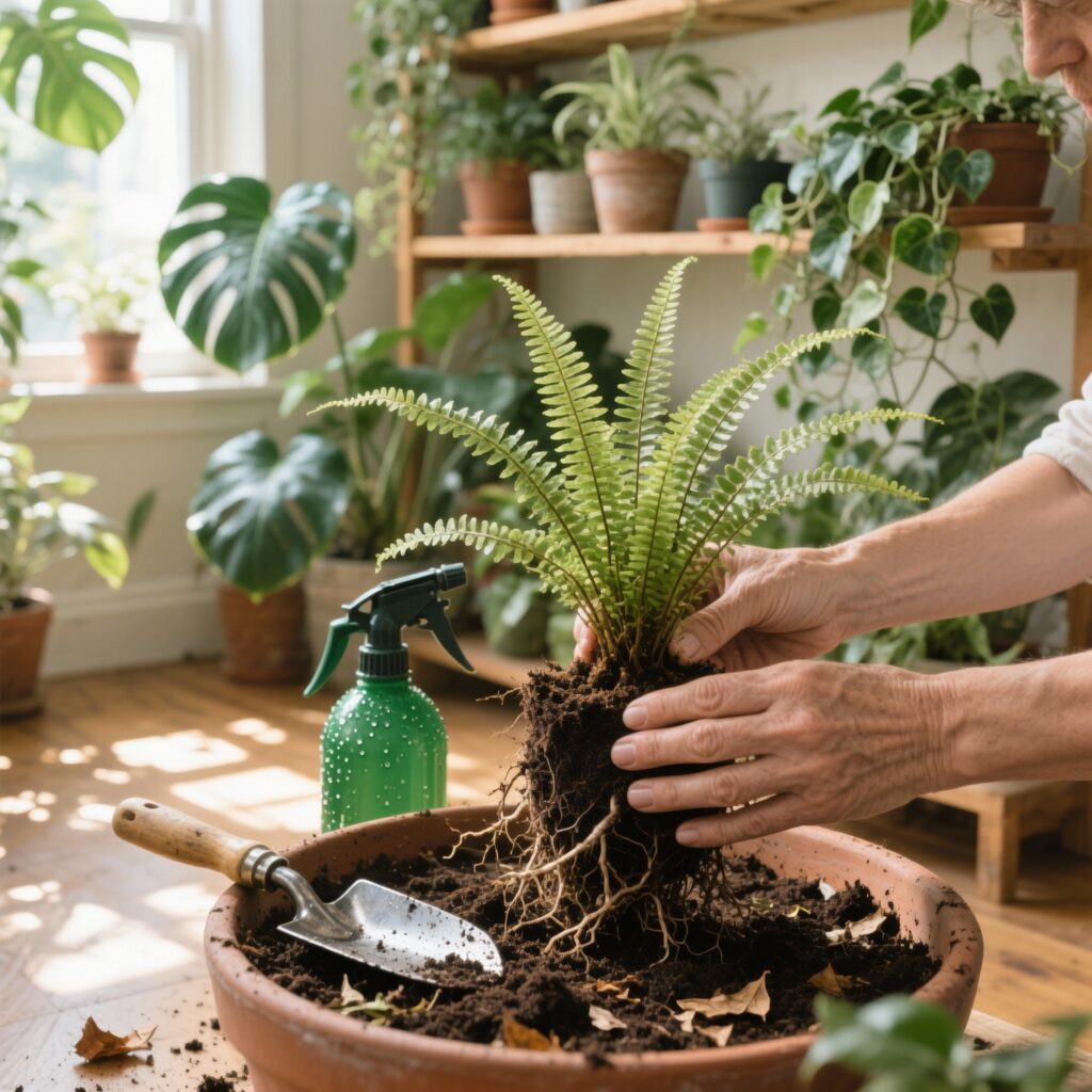 maidenhair fern propagation division