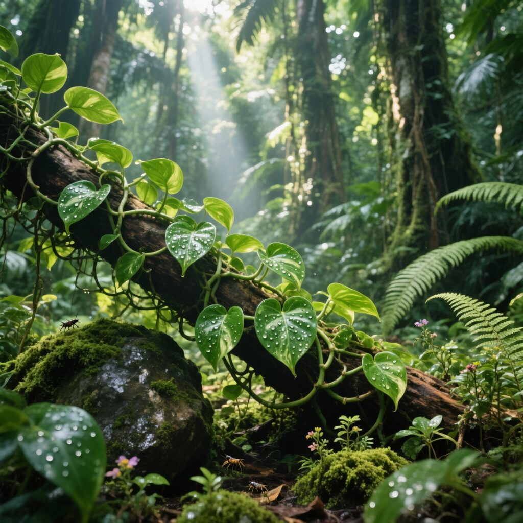 Tropical rainforest plant