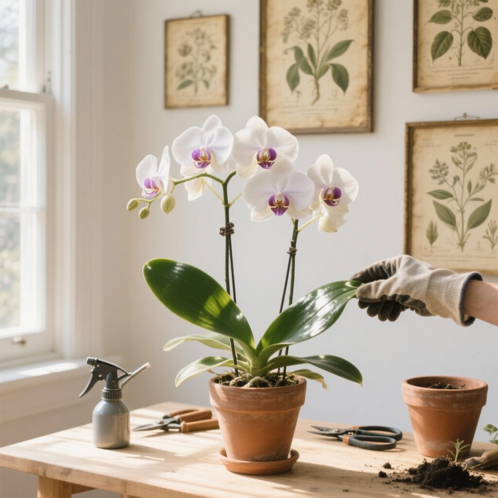 historical orchid illustration