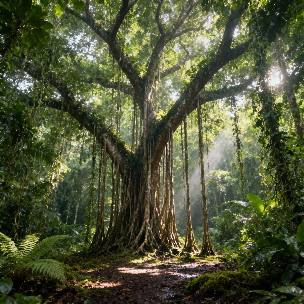 ficus benjamina rainforest habitat